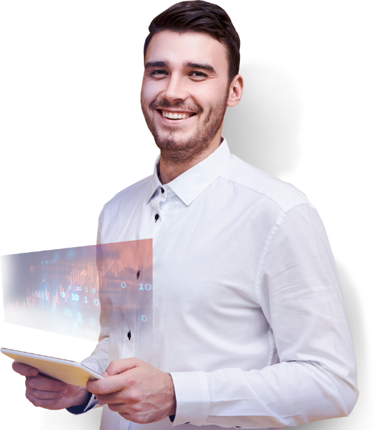 Businessman With Tablet
