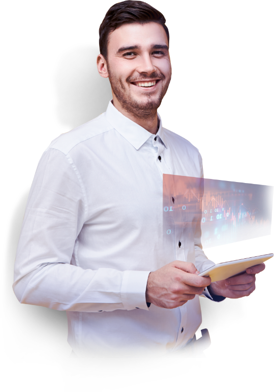 Businessman With Tablet